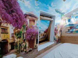 Гостиница Арт Галактика Москва Небольшой двухместный номер с 1 кроватью и душем и телевизором-5